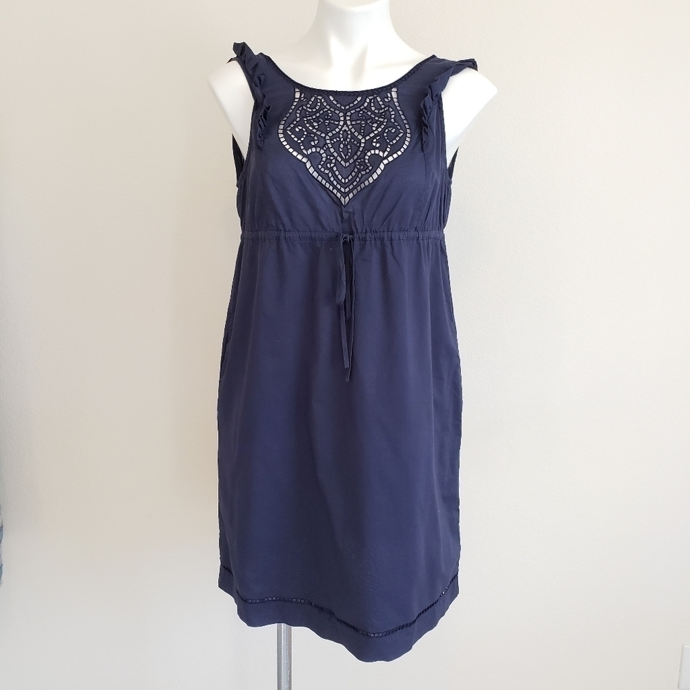 𝅺ELLA Moss 100% Cotton Casual Dress, Size S